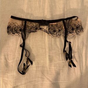 NWOT Agent Provocateur Lindie Suspender Garter Belt